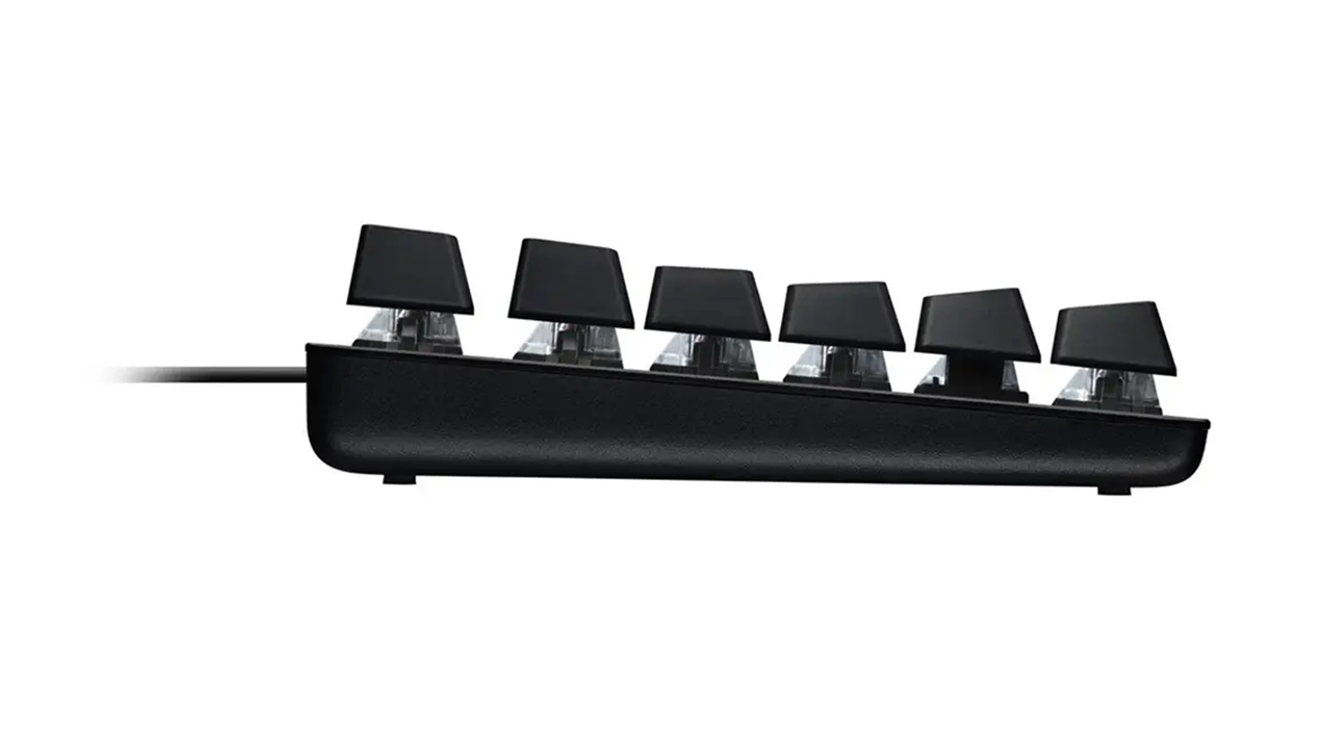 Hern&iacute; kl&aacute;vesnice Logitech G413 SE zobrazuj&iacute;c&iacute; odolnou hlin&iacute;kovou konstrukci a ergonomick&yacute; design kl&aacute;ves