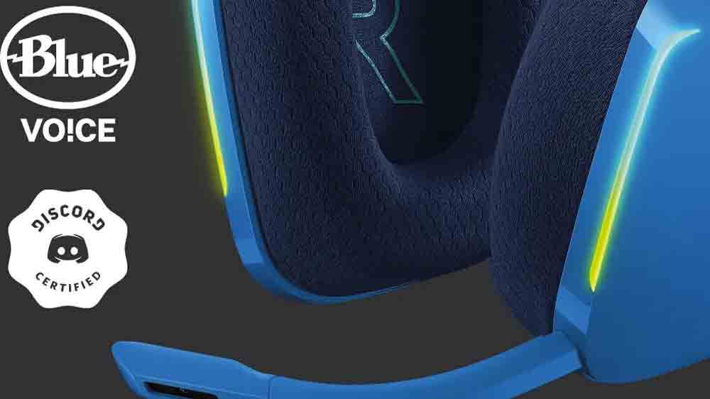 Herní sluchátka Logitech G733 LightSpeed, Blue, vizualizace snadného připojení na Discort_02
