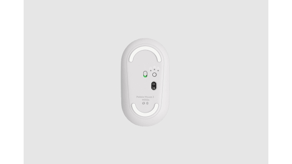 Sada klávesnice s myšou Logitech Pebble 2 Combo 920-012240 zobrazujúca ekologické materiály a možnosť pripojenia k viacerým zariadeniam