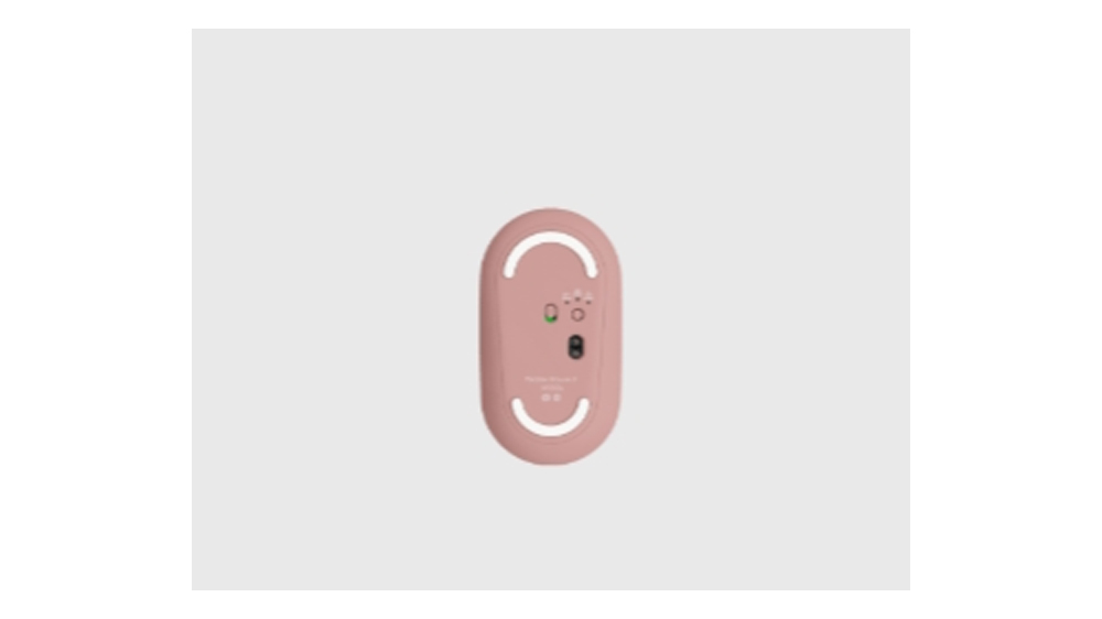Sada klávesnice s myší Logitech Pebble 2 Combo Rose ukazující kompaktní rozměry a ergonomický design
