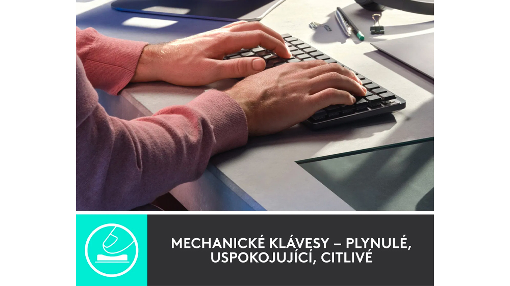 Bezdrátová klávesnice LOGITECH MX Mech Mini Wrl