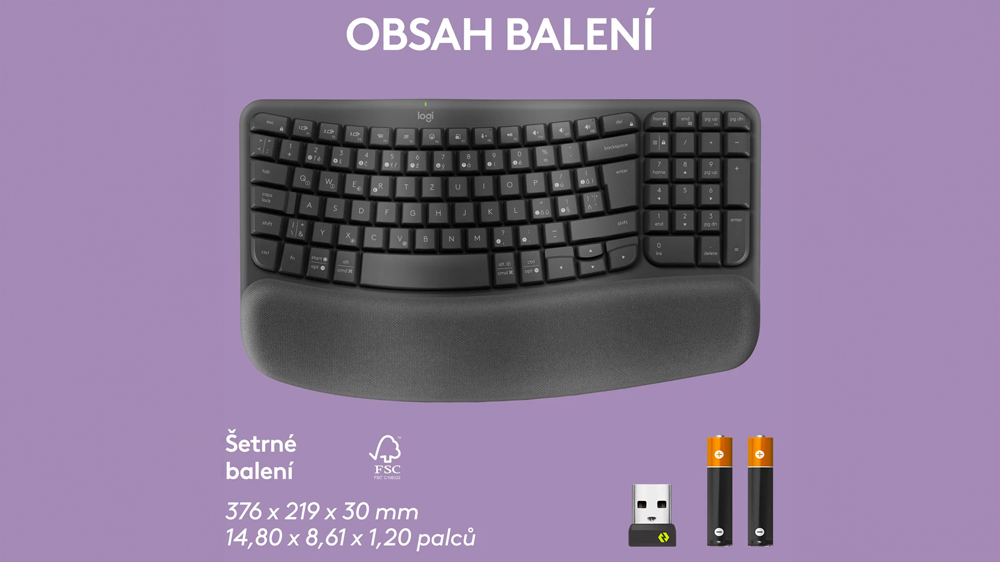 Klávesnice LOGITECH Wave Keys