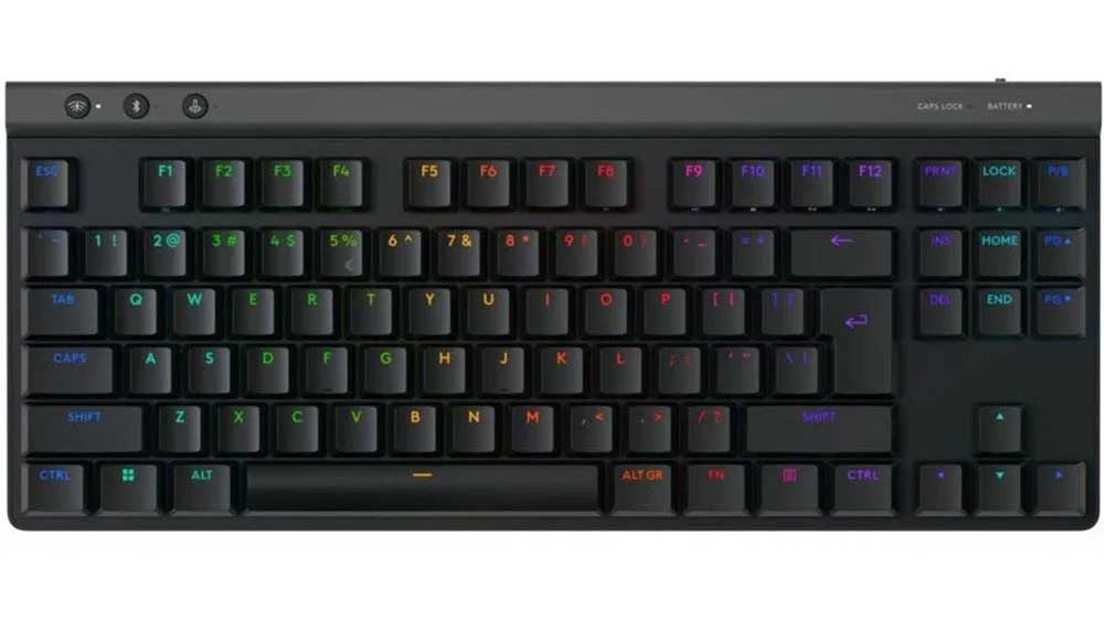 Pohled na klávesnici Logitech G515 TKL_01