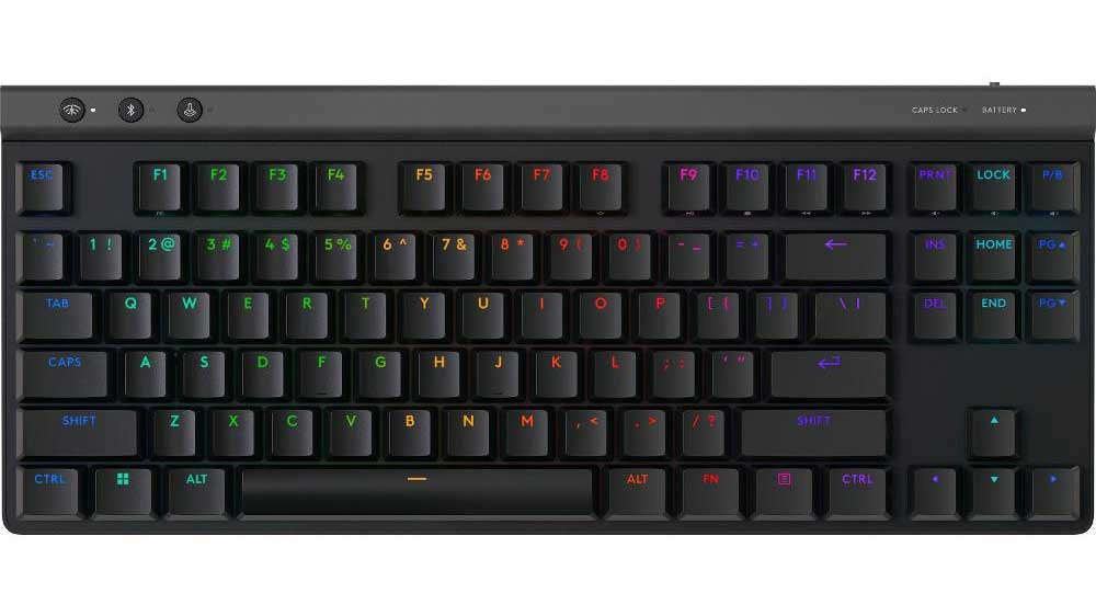 Pohled na klávesnici Logitech G515 TKL_01