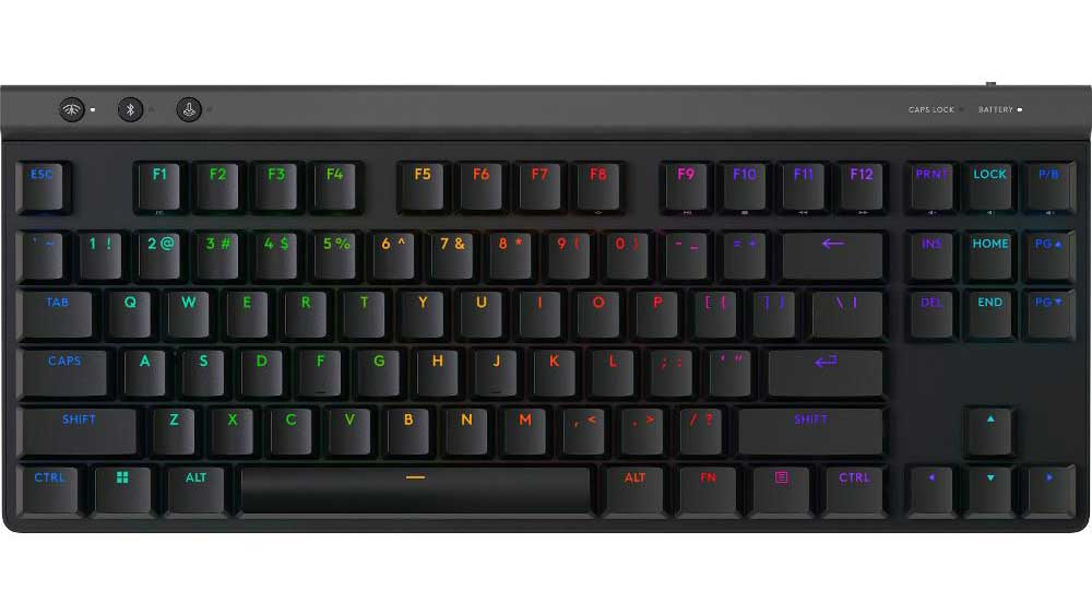 Pohled na kl&aacute;vesnici Logitech G515 TKL_01