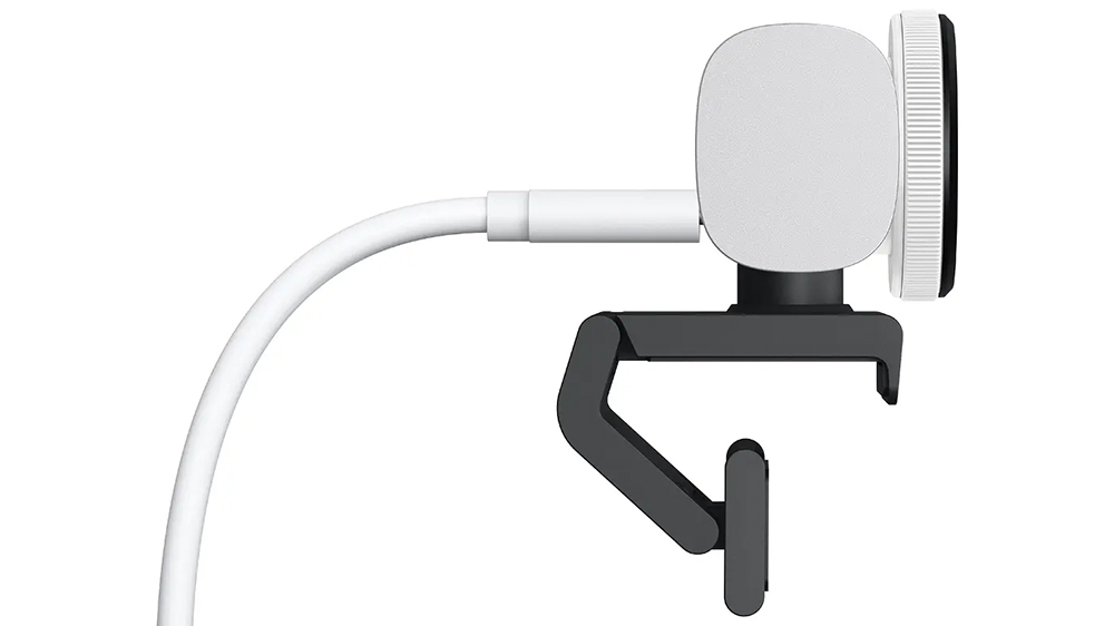 Webkamera Logitech MX Brio Ultra HD Pale Grey záběr ze strany_03