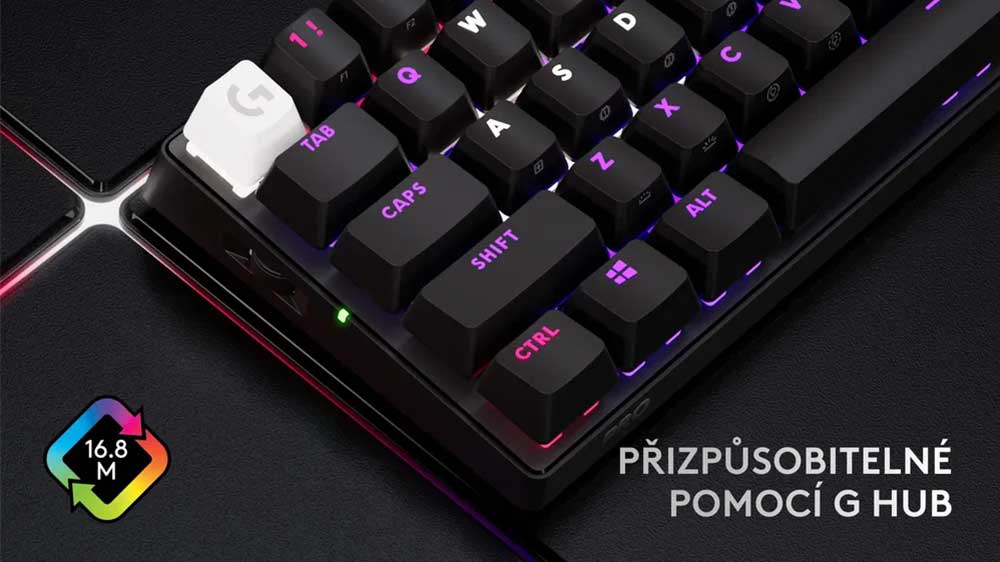 Herní klávesnice Logitech G PRO X 60 RGB podsvícení_03