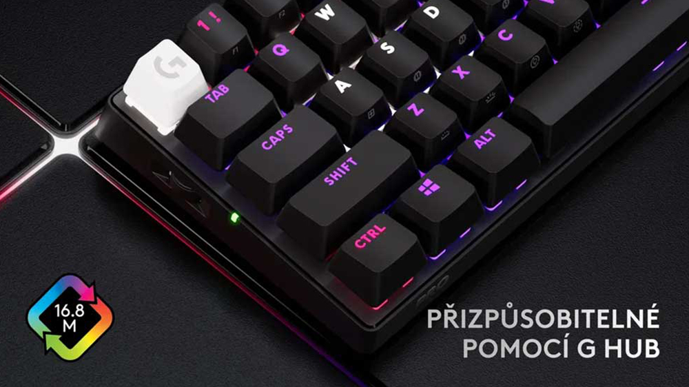 Herní klávesnice Logitech G PRO X 60 RGB podsvícení_03