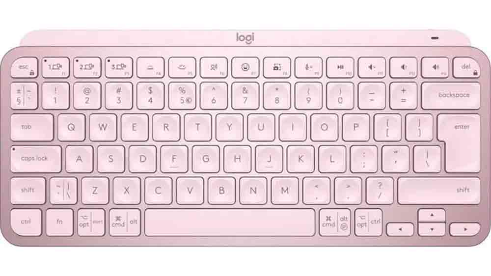 Bezdrátová klávesnice Logitech MX Keys Mini, růžová_01