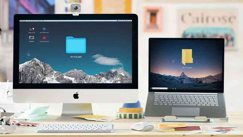 Vizualizace podpory technologie Flow klávesnice Logitech MX Keys Mini for Mac_04