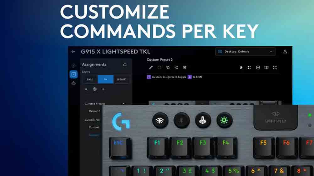Multimediální tlačítka klávesnice Klávesnice Logitech G915 X LIGHTSPEED TKL_03