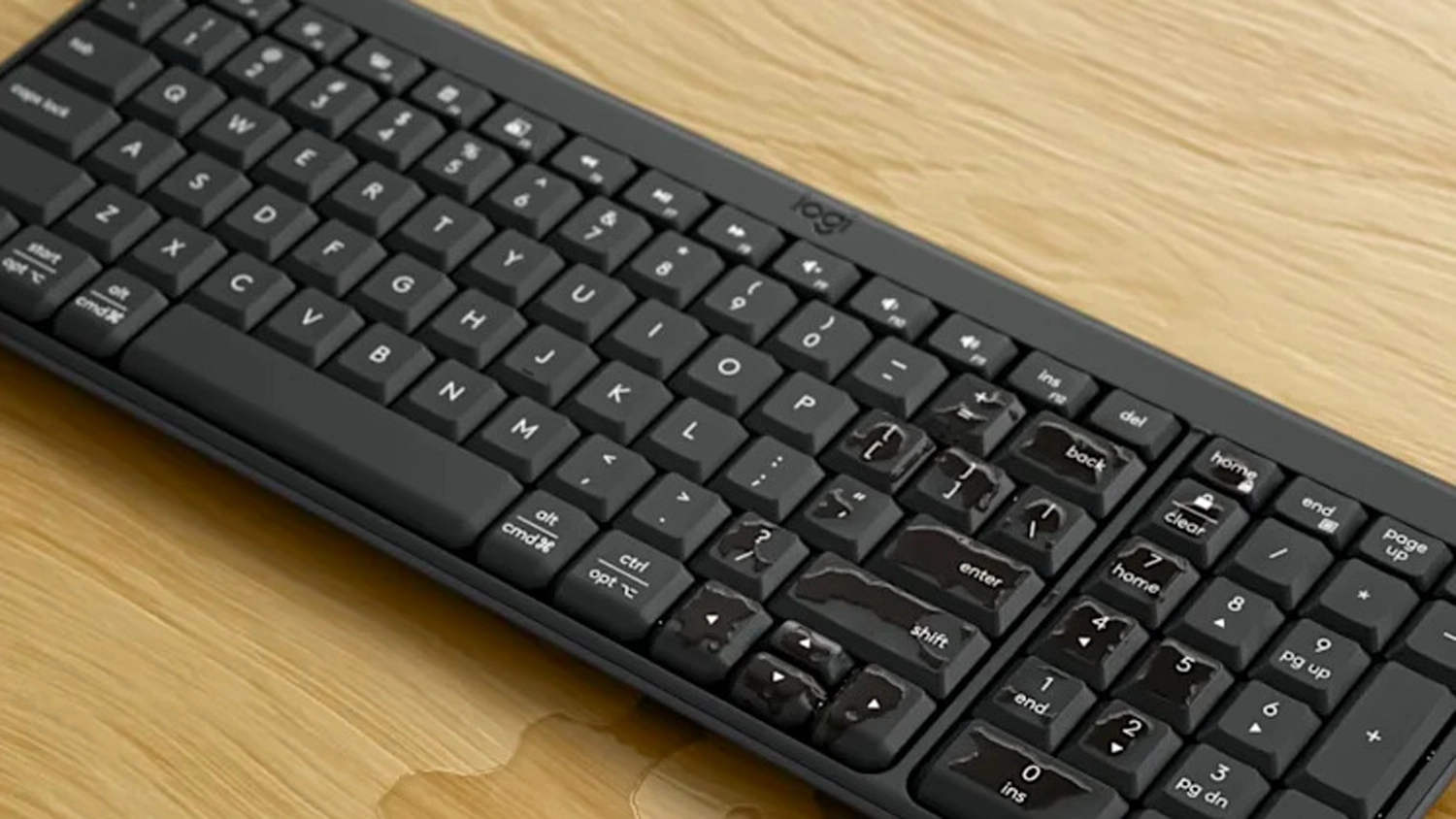 Voděodolná bezdrátová klávesnice a myš Logitech MK250 US