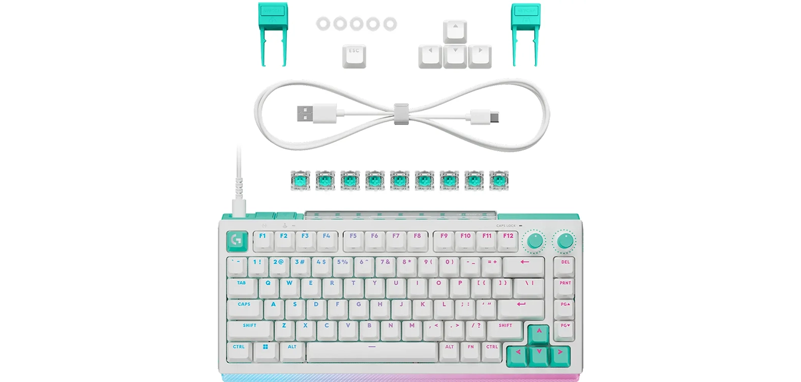 Herní klávesnice Logitech – příslušenství