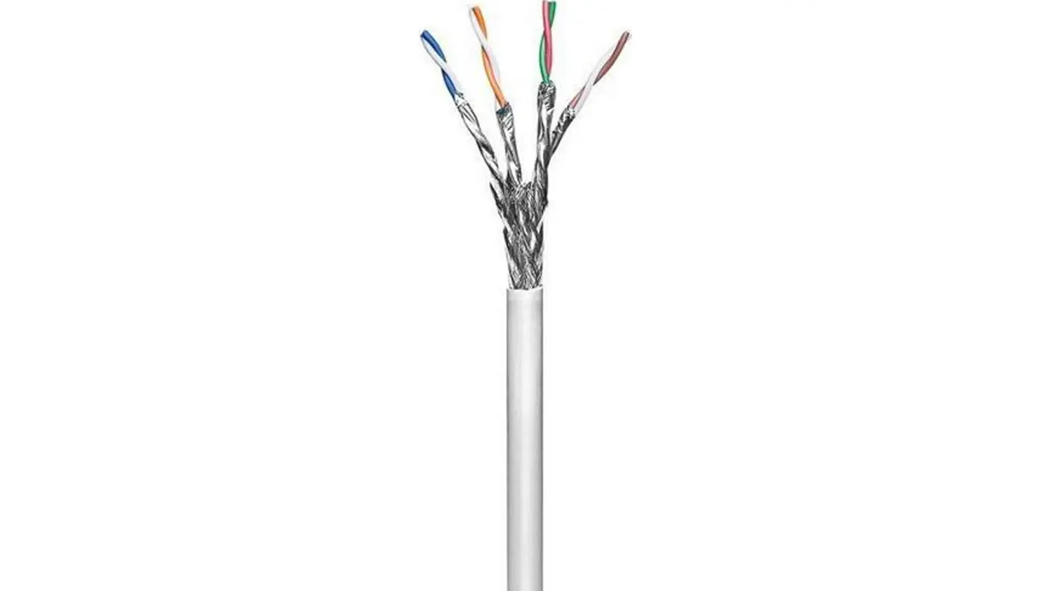 Síťový LAN kabel RJ45 Logo S/FTP Cat 6 100m