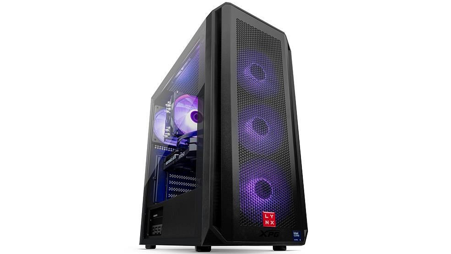 Počítač Lynx Challenger Ultra 5, pohled z boku