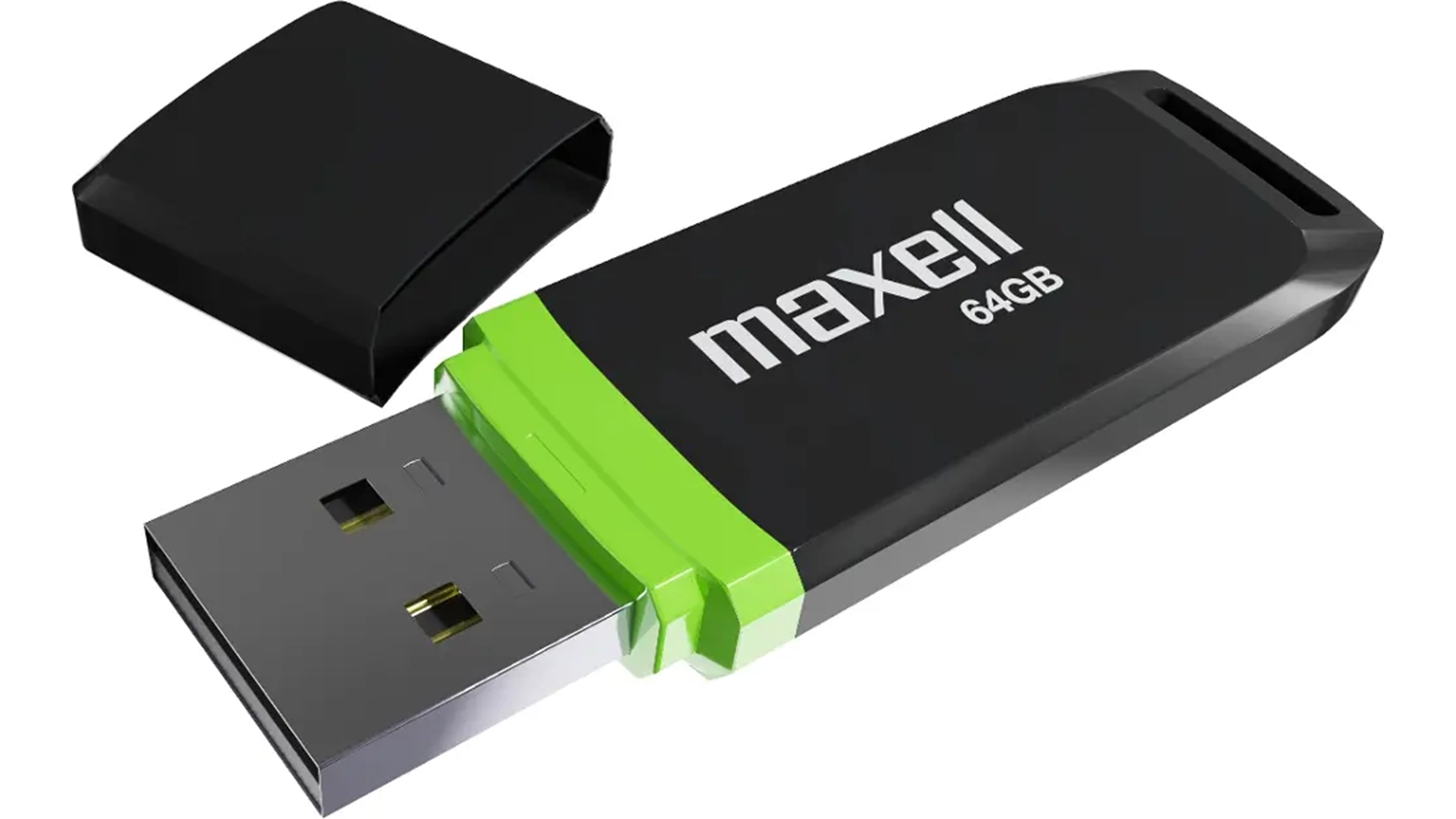 Flash disk Maxell Speedboat 64GB USB 3.1 na bílém pozadí