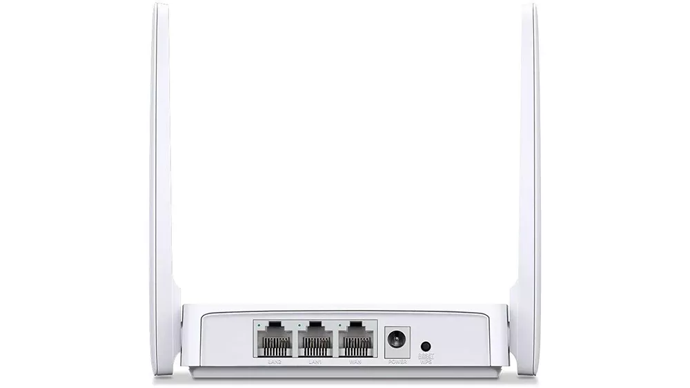 Router Mercusys MR20 AC750 a jeho porty