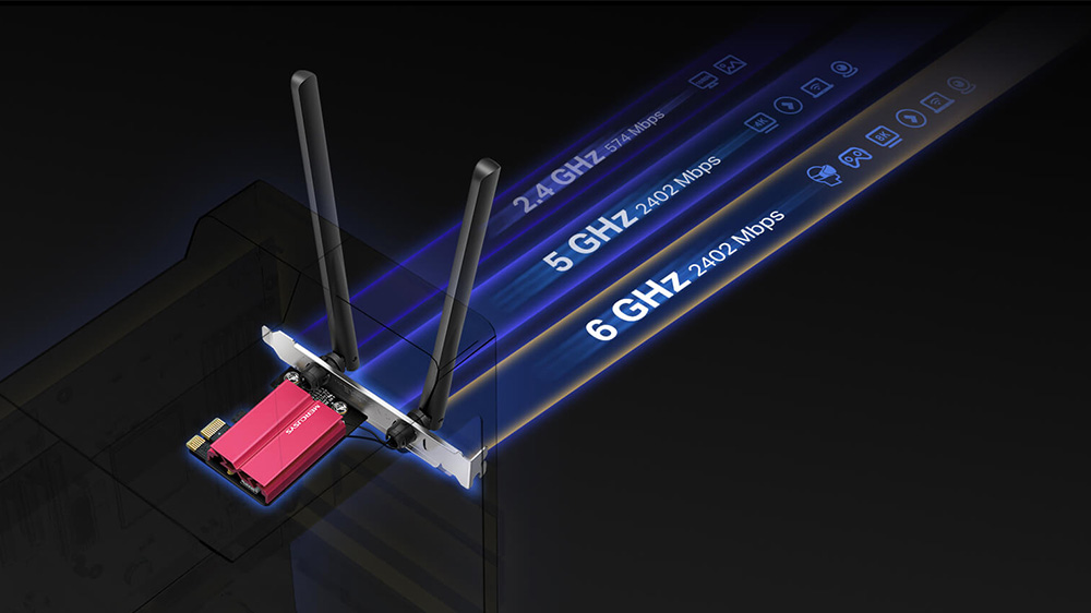 PCI-e adapt&eacute;r parametry