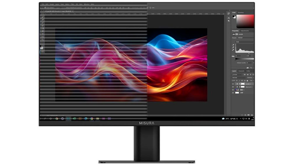 LED monitor MISURA P23GW24DFI01