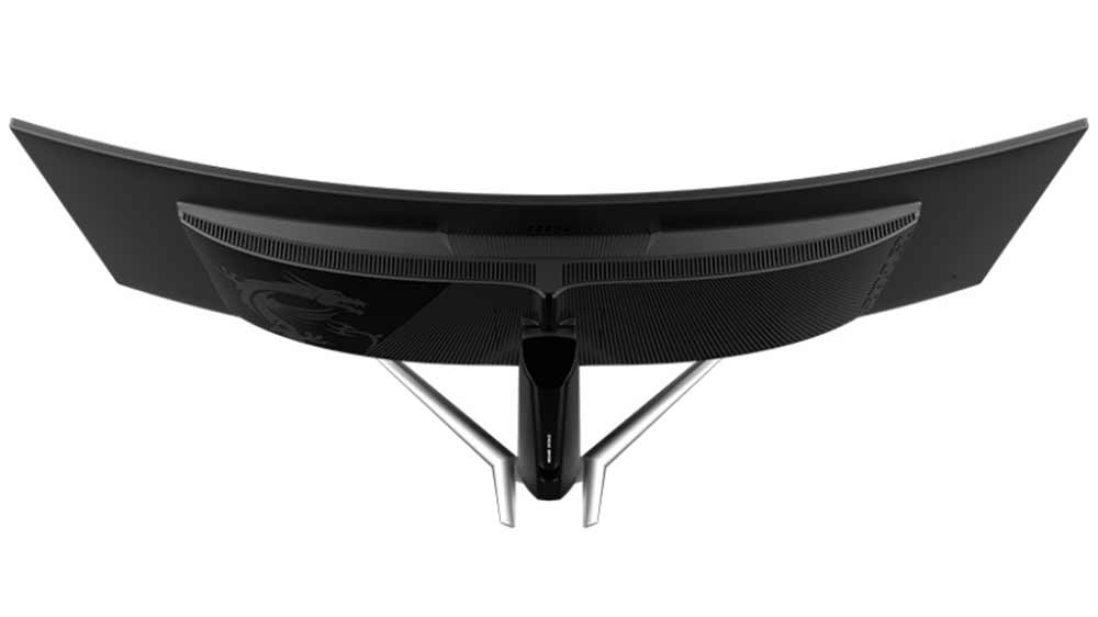 Herní monitor MSI MPG QD-OLED 491CQPX pohled zezadu shora_04