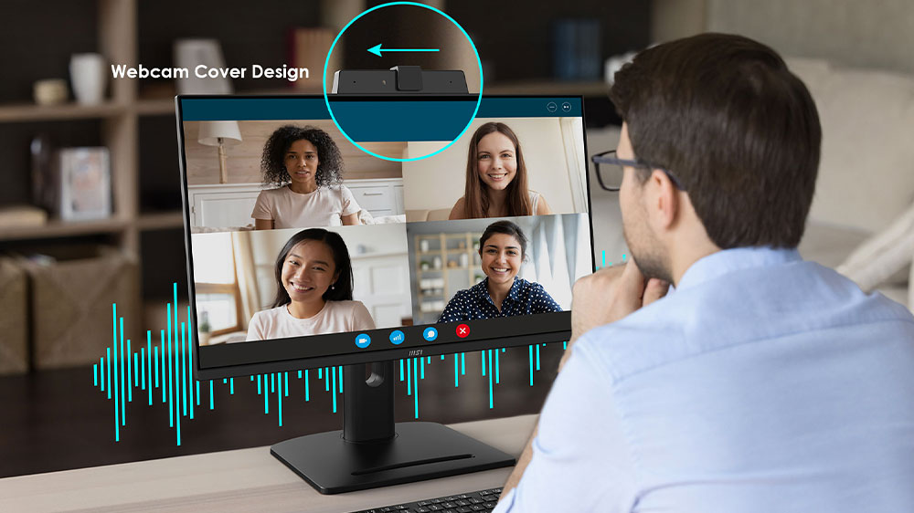 Videohovor na LED monitoru MSI PRO MP275QPDG_02