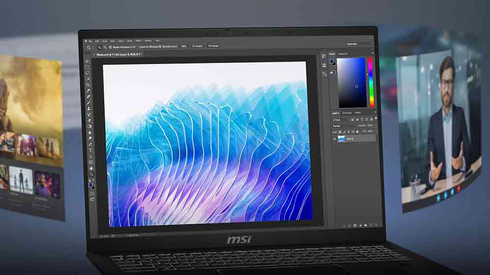 Obrazovka notebooku MSI SummitPro 16 AI _03