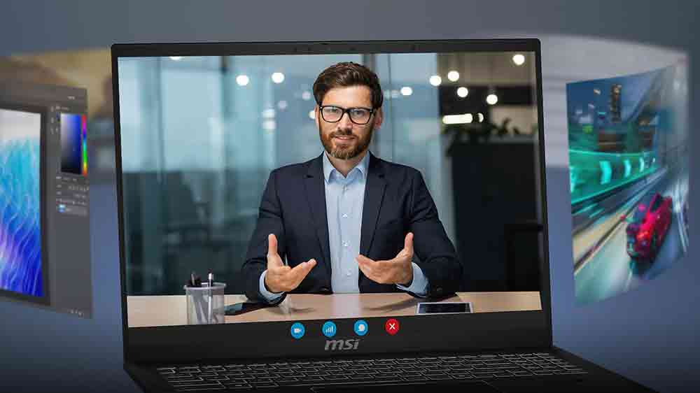 Videohovor na notebooku MSI SummitPro 16 AI _04