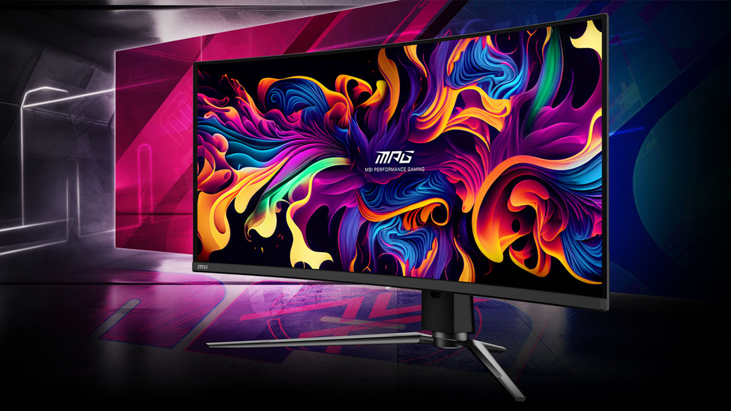 Moderná farebná grafika na monitore MSI