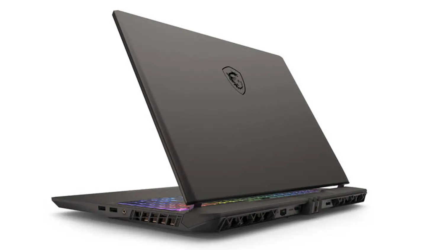 Herní notebook MSI Vector 16 HX AI (A2XWHG-411XCZ) šedý pohled šikmo zezadu