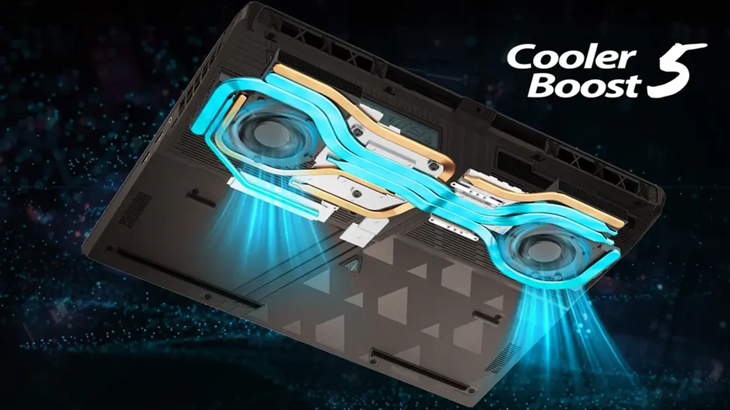 Chlazení Coller Boost 5 na notebooku