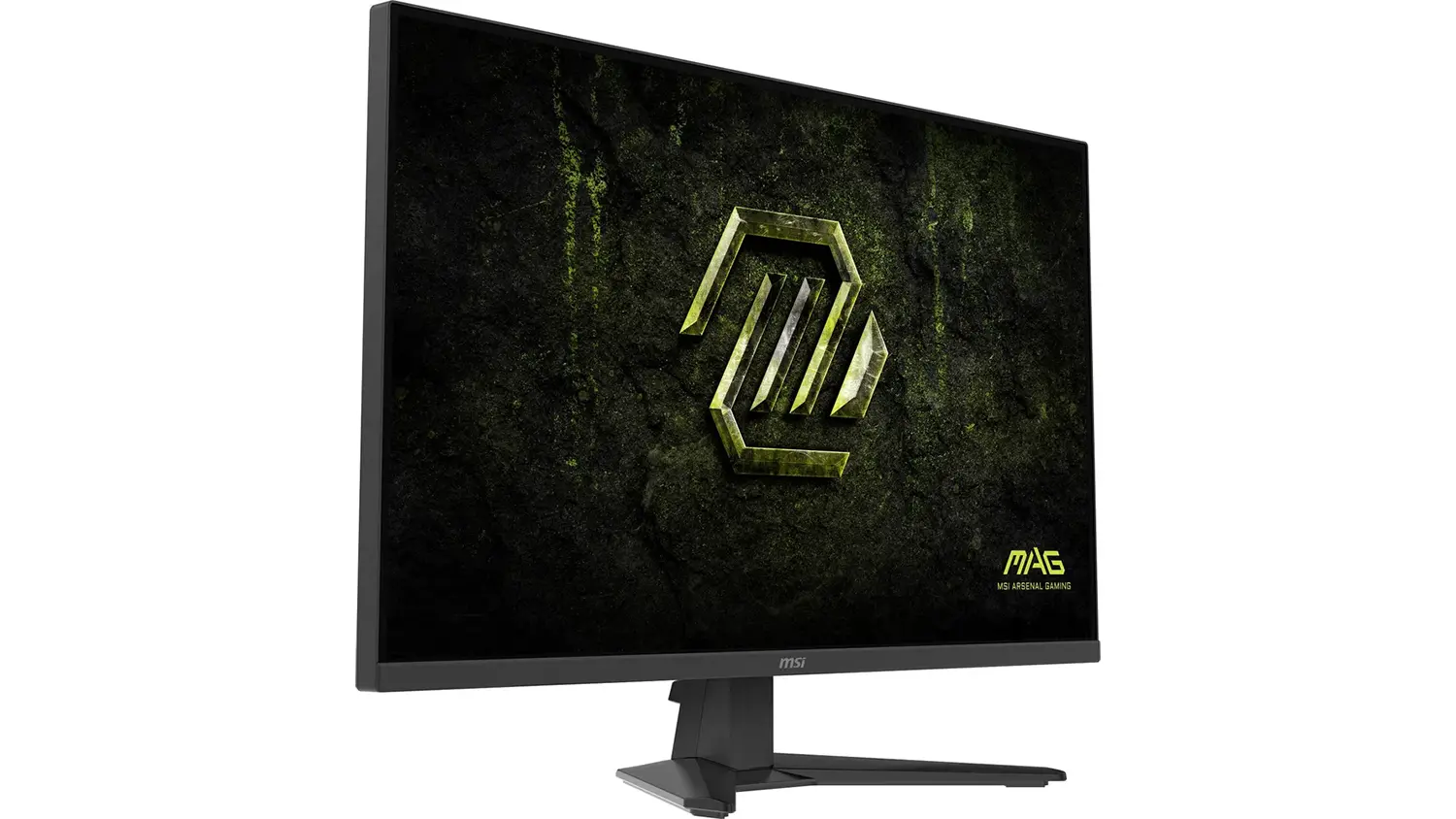 Monitor MSI MAG 325QF E18V pohled šikmo zepředu