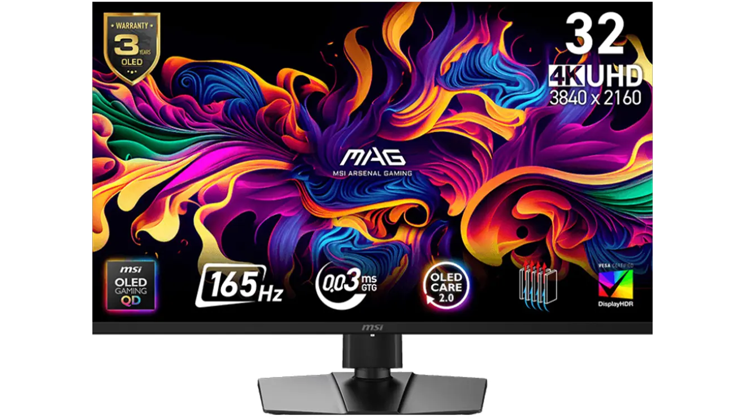 Herní monitor MSI MAG 322UP QD-OLED E16