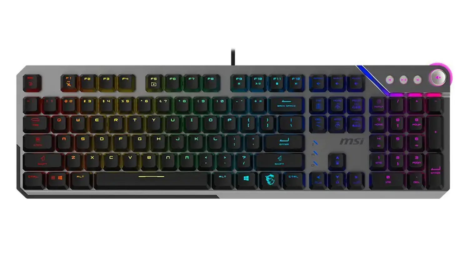 Hern&iacute; kl&aacute;vesnice MSI STRIKE 600 Silent