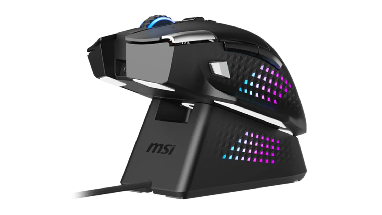 My&scaron; MSI VERSA Pro Wireless s barevn&yacute;m pozad&iacute;m