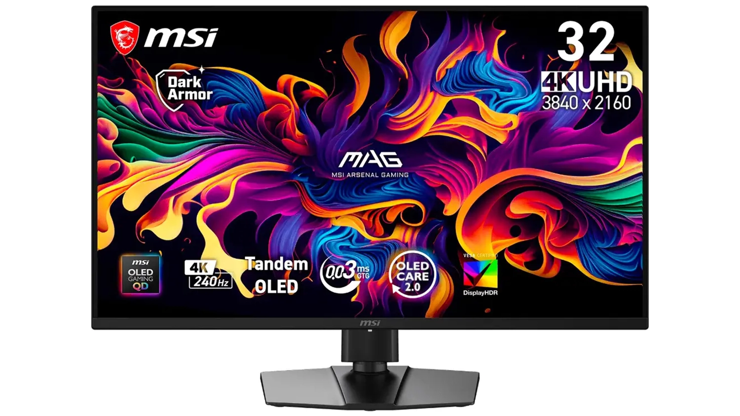 Herní monitor MSI MAG 321UP QD-OLED X24