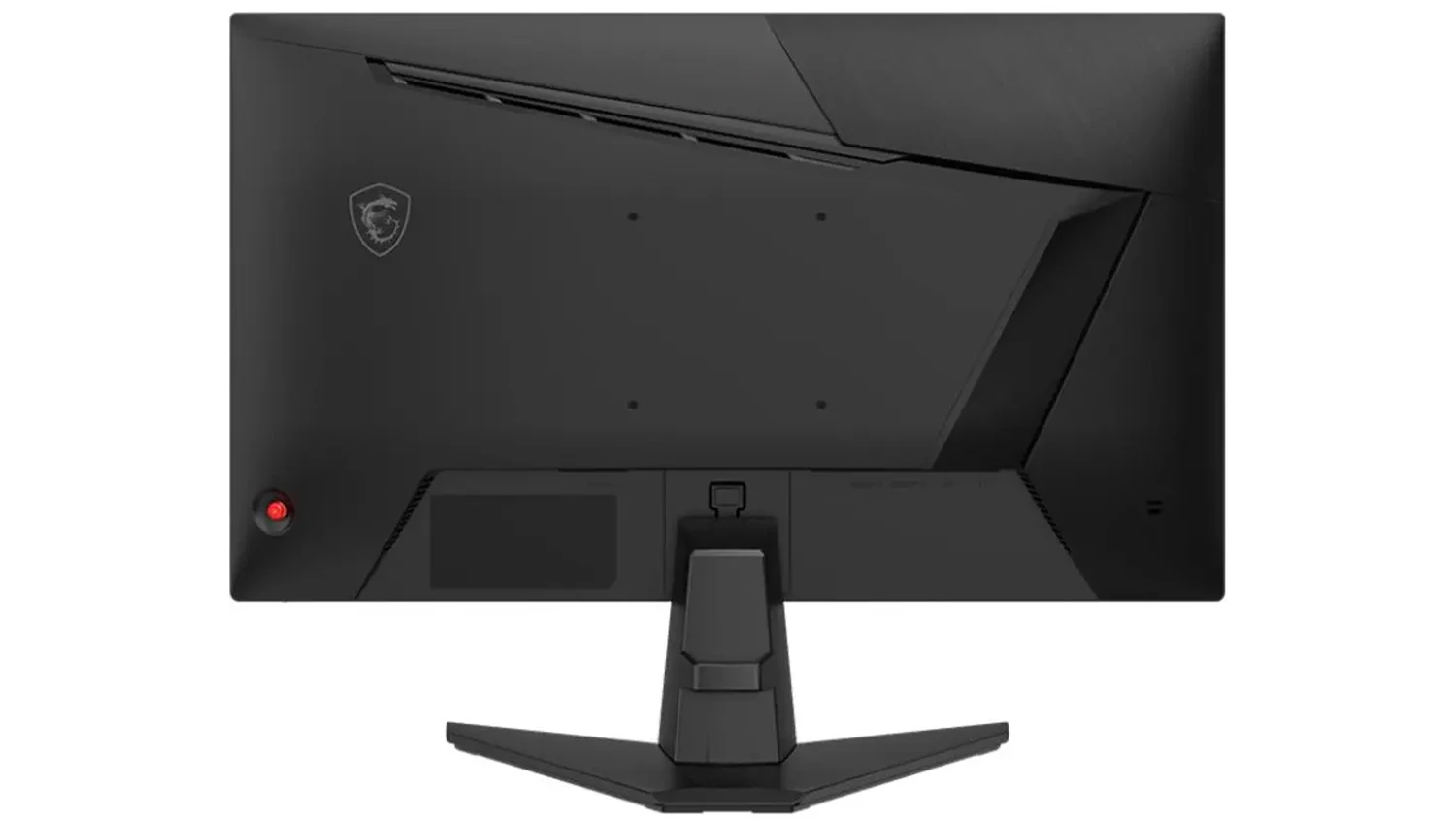 Pohled zezadu na monitor MSI