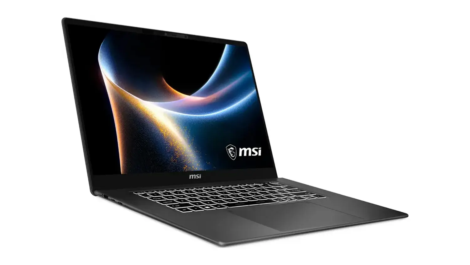 Notebook MSI Prestige – pohled na displej