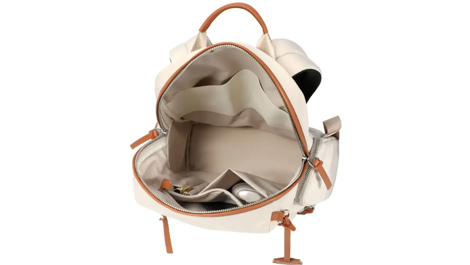 Mybalo Zoey batoh čern&yacute; pohľad od vrchu dovn&uacute;tra
