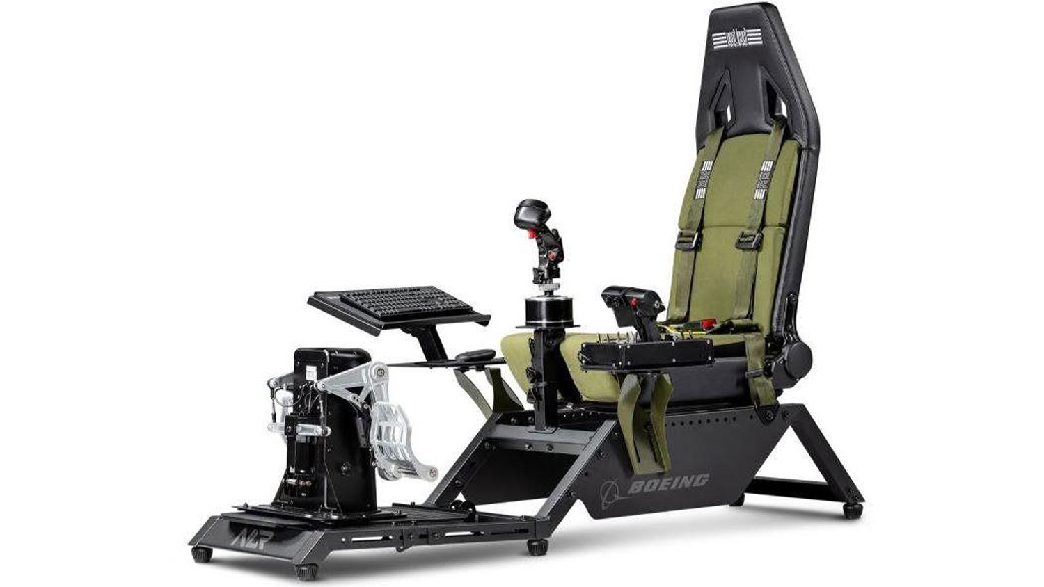 Letecký kokpit Next Level Racing Boeing Flight Simulator Military s klávesnicí a joysticky