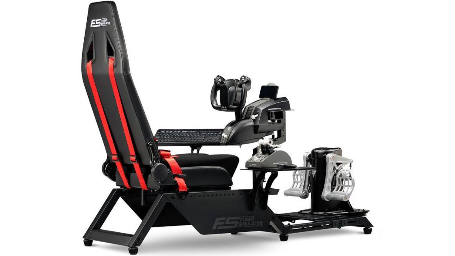 Plně vybavený letecký kokpit Next Level Racing Flight Simulator