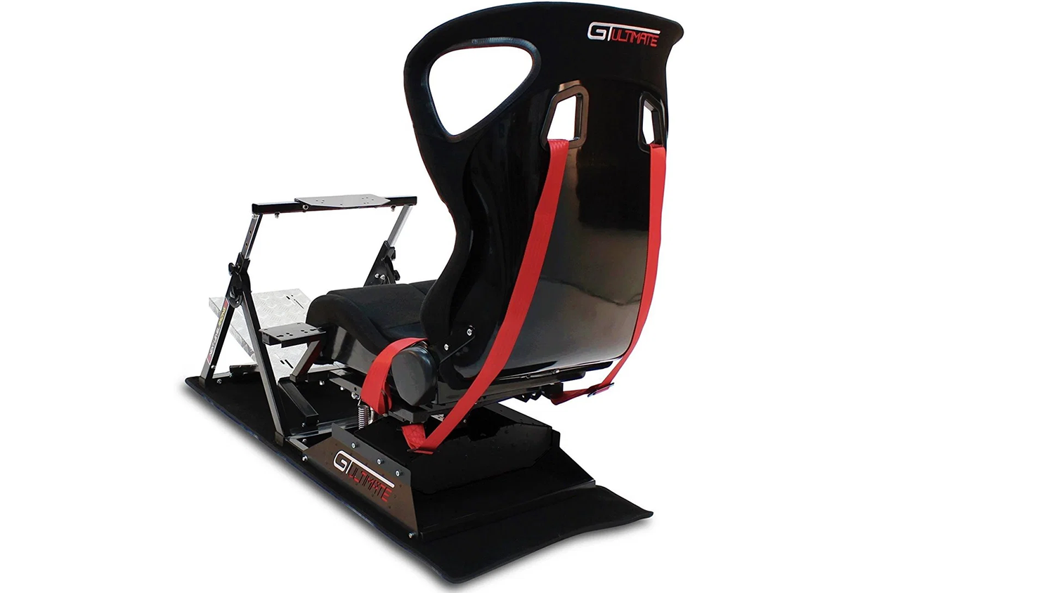 Kreslo s Next Level Racing Motion Platform V3 zadný pohľad