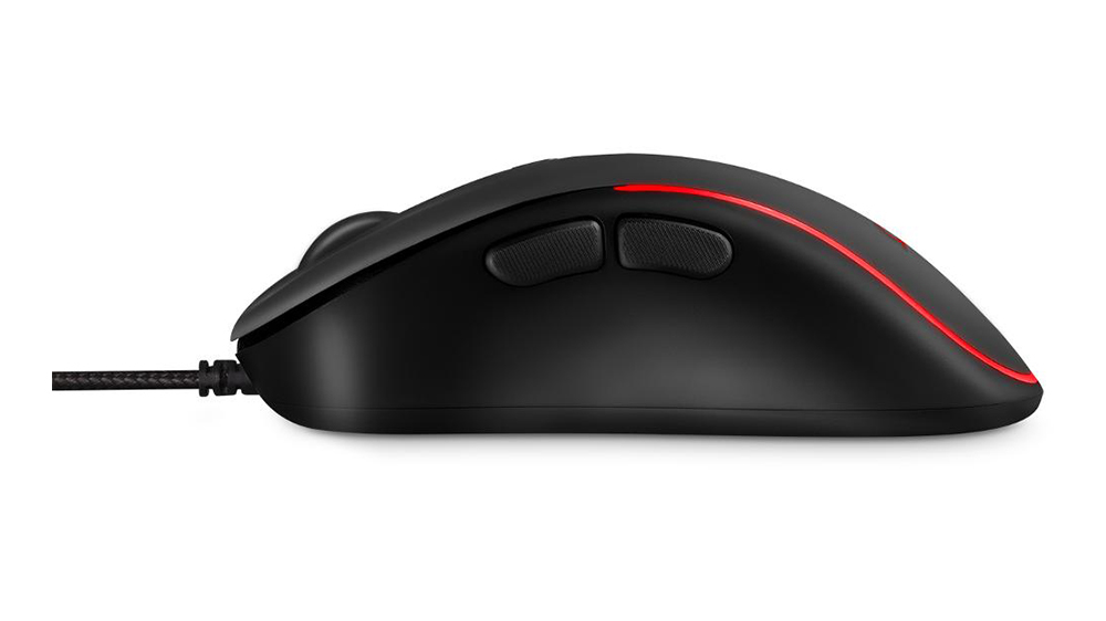 Herná myš Niceboy ORYX M300 Duke čierna s viditeľným RGB podsvietením a programovateľnými tlačidlami
