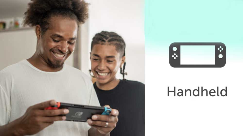 Koláž ukazující možnosti hraní na konzoli Nintendo Switch_3
