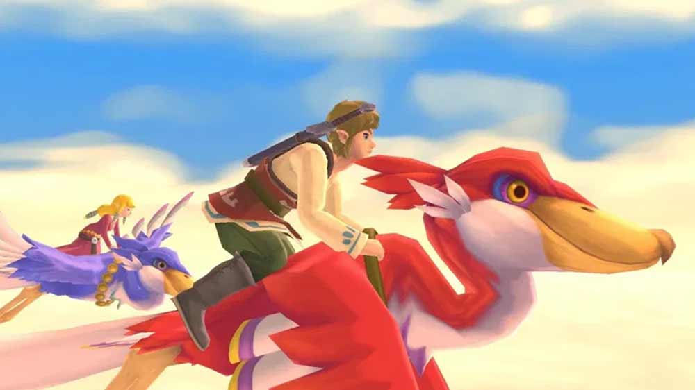 The Legend of Zelda: Skyward Sword HD (Nintendo Switch) – Cestování vzduchem. Ukázka ze hry _03