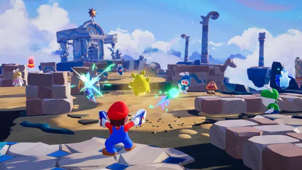 Mario + Rabbids Sparks of Hope (Nintendo Switch) – Mario bojuje. Ukázka ze hry _02
