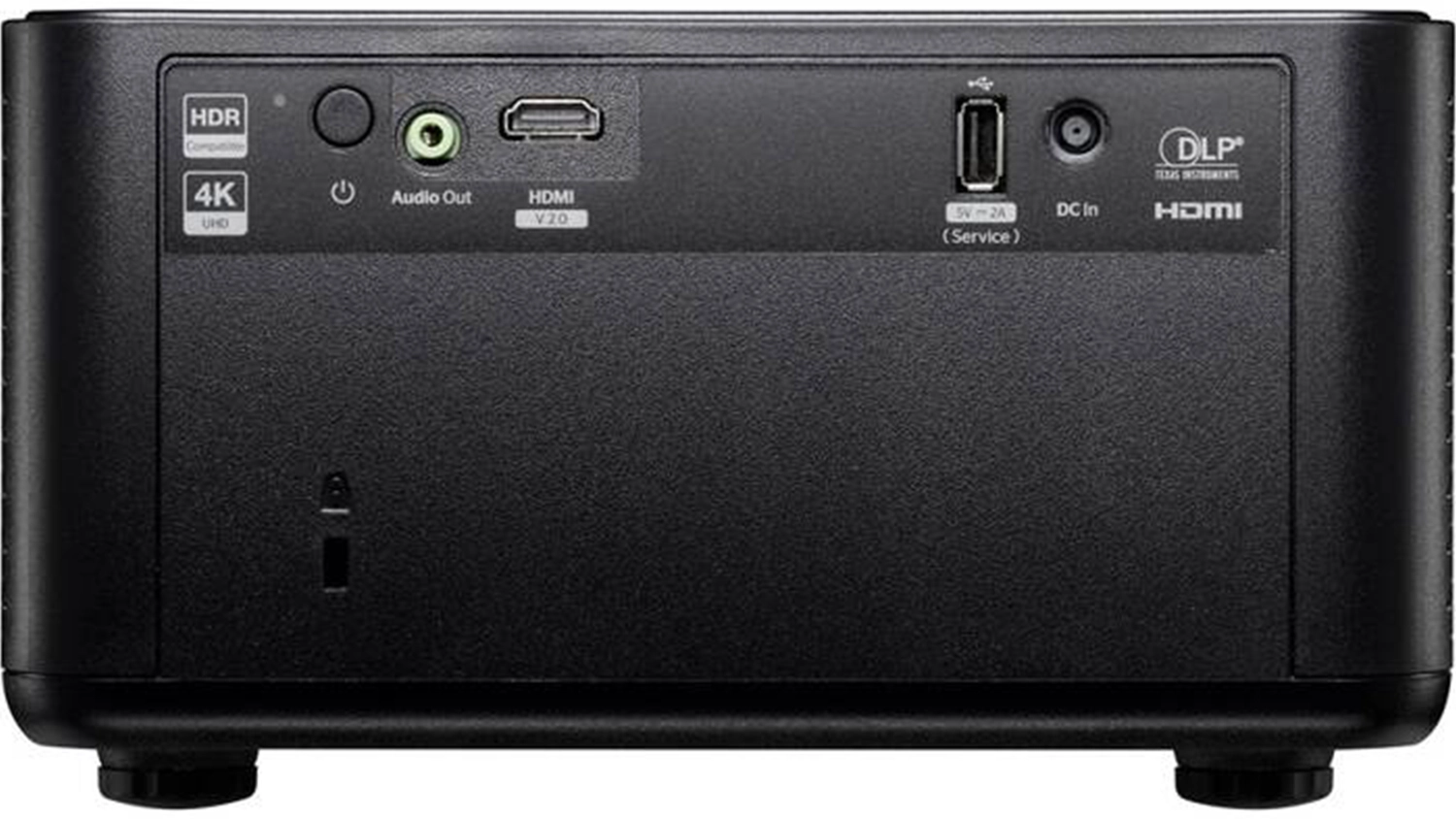 Pohľad zozadu na projektor Optoma Photon Life PK31