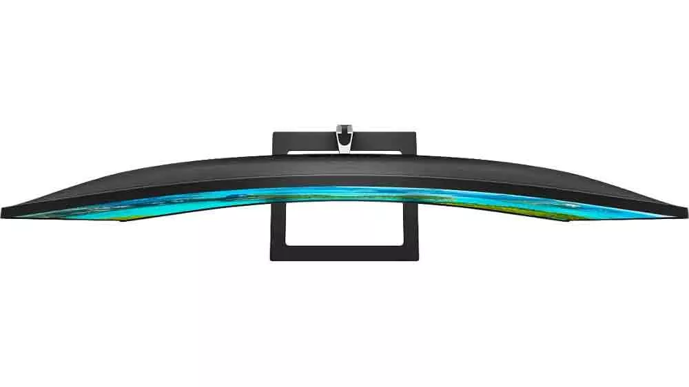 LED Monitor Philips 272E1CA pohľad zhora, zakrivenie_03