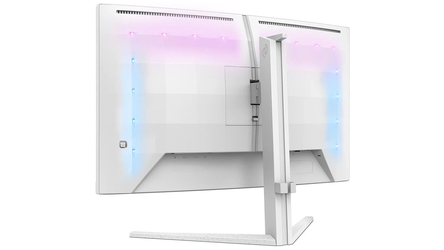 Zadní strana herního monitoru Philips Evnia 27M2C5501/00 s podsvícením