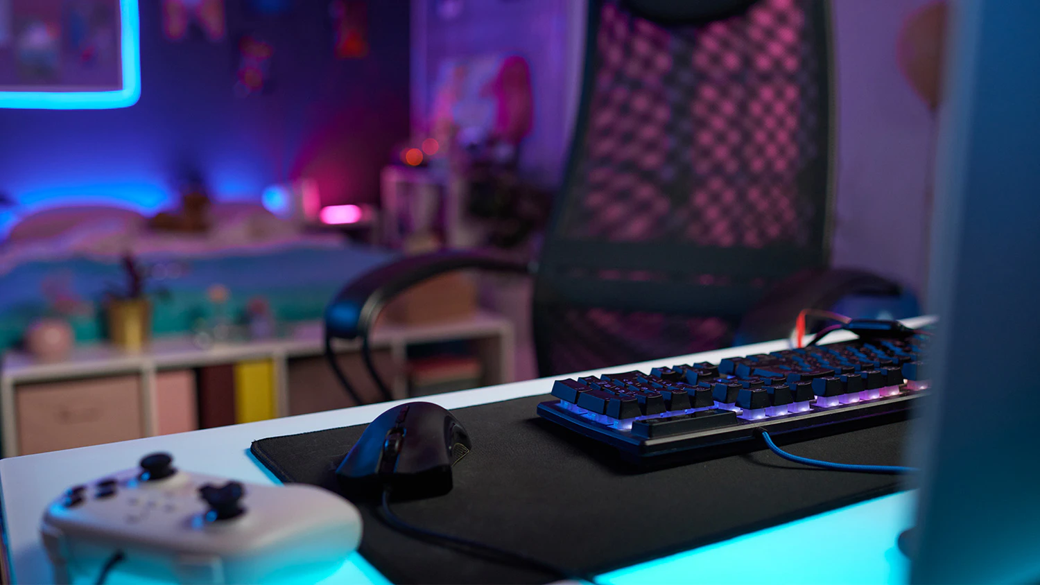 Herný setup v izbe