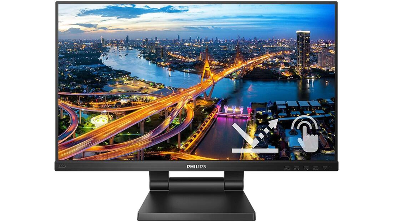 Monitor 21,5 Philips 222B1TC čern&yacute;